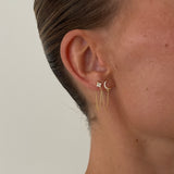 Moon Chain Earring