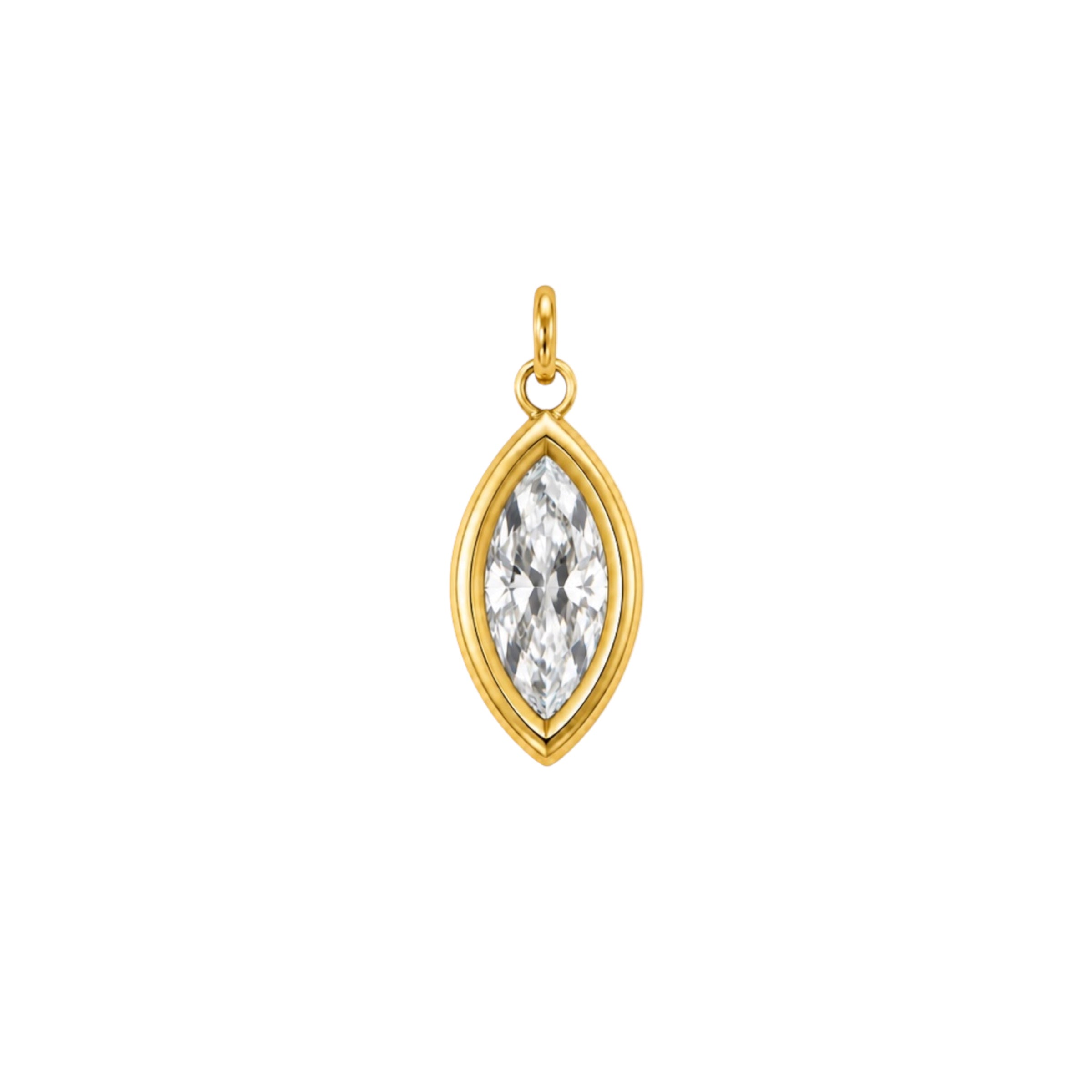 Marquise Bezel Charm