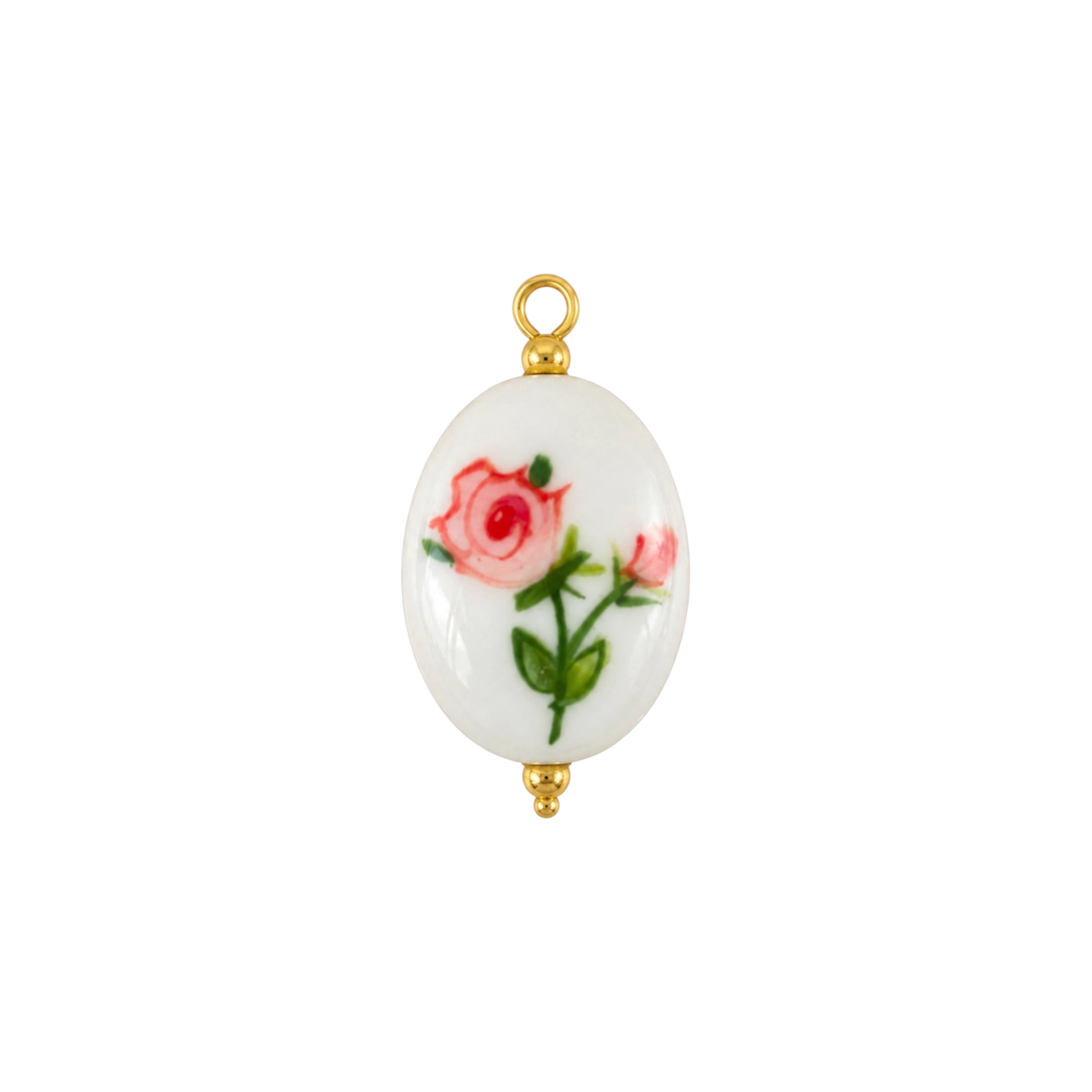 Ceramic Flower Charm