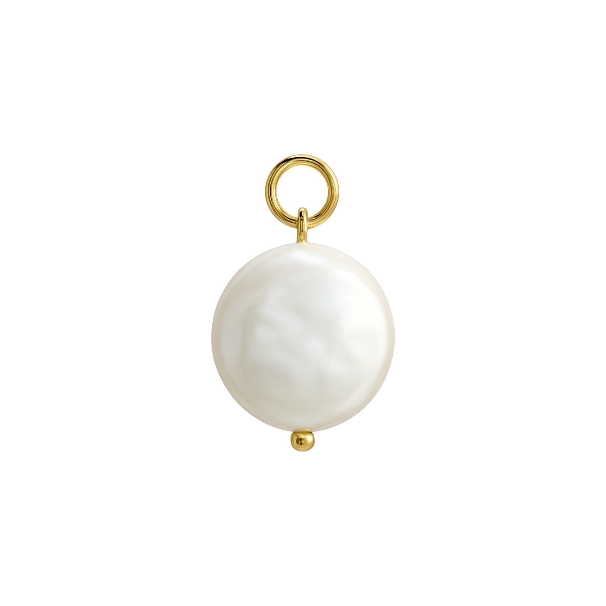 Coin Pearl Charm