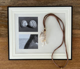Brown Cord Shell Necklace