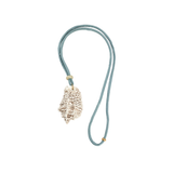 Blue Cord Shell Necklace