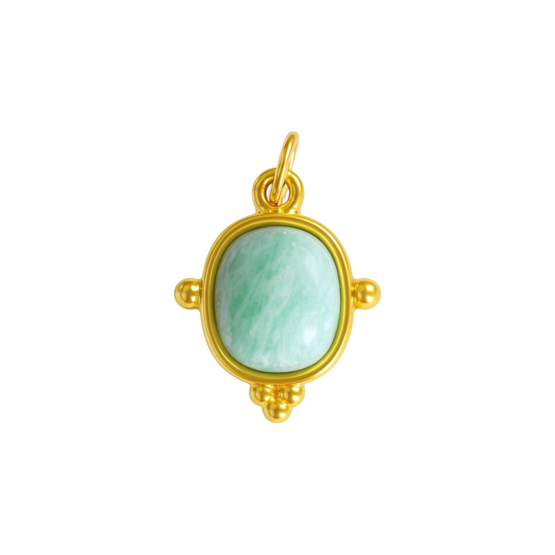 Aventurine Oval Charm