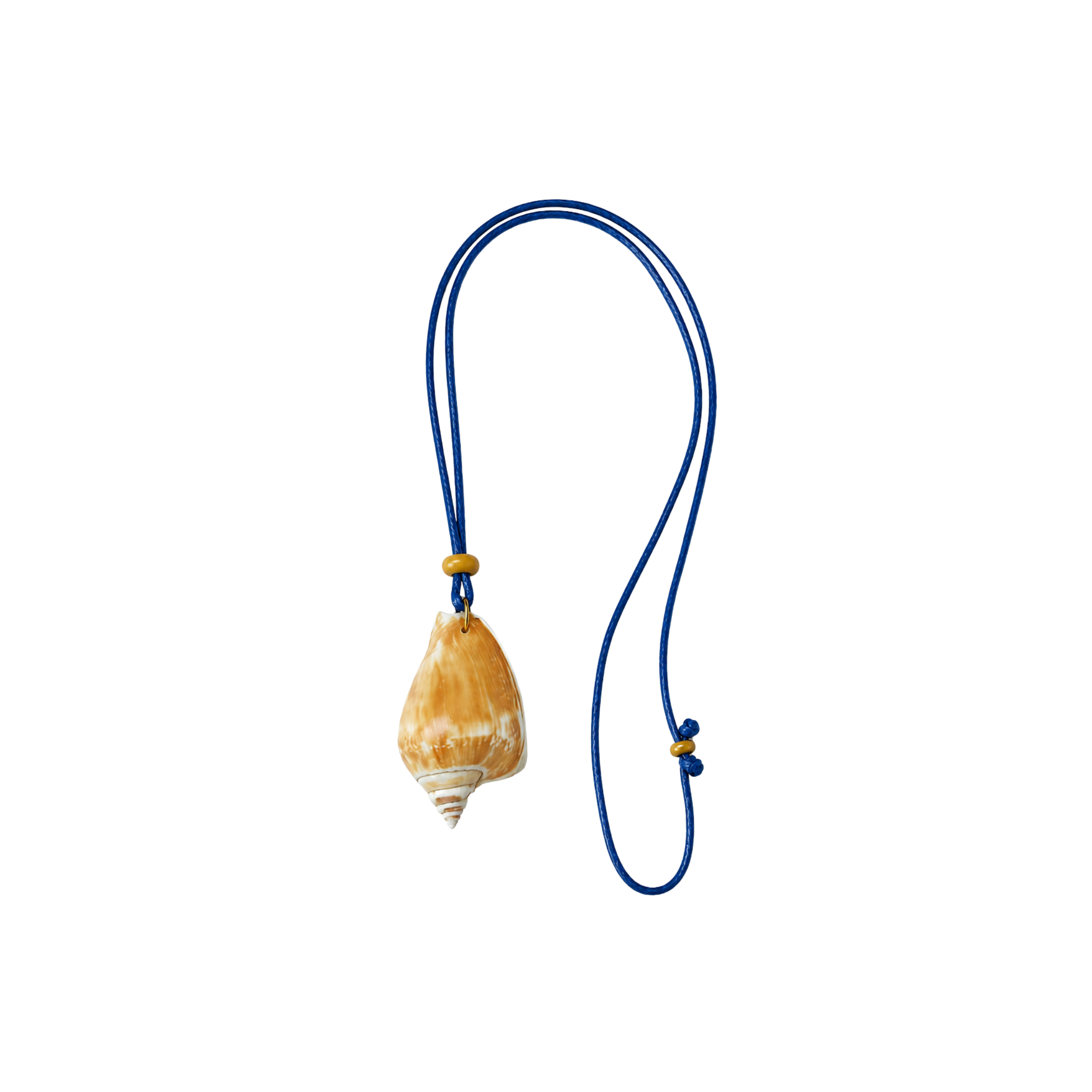Blue Cord Shell Necklace