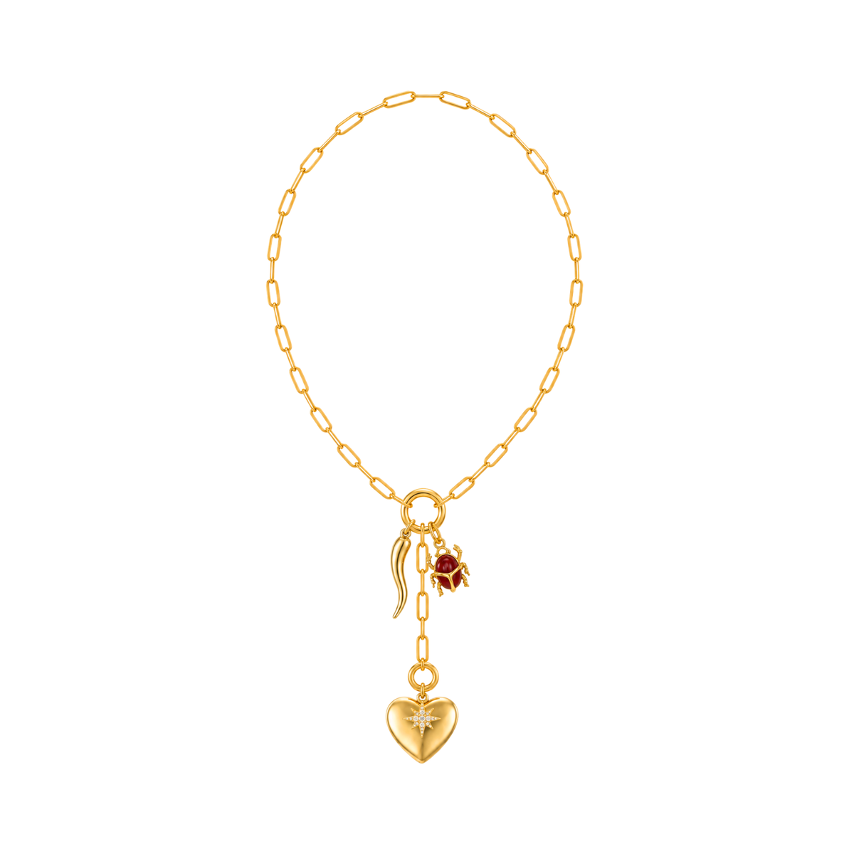 Heart Lariat Necklace