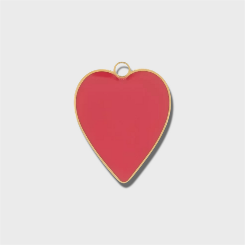 Large Red Heart Charm