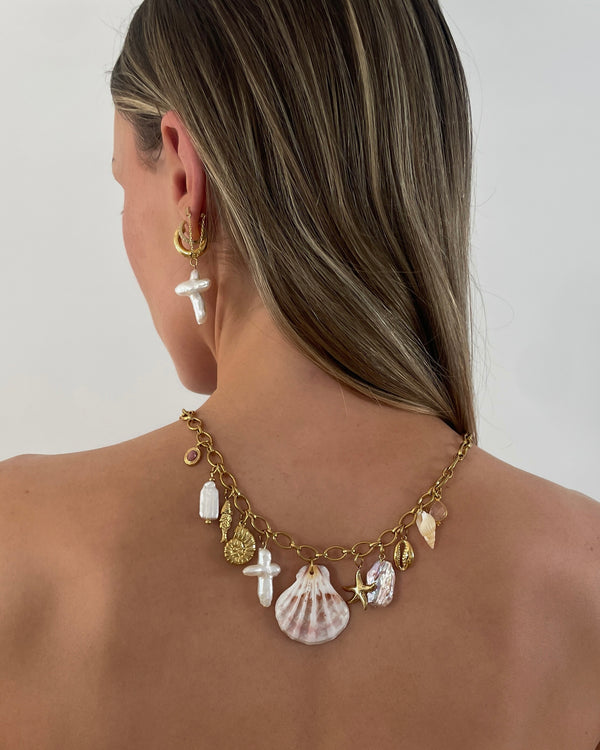 Croatia Multi Charm Necklace