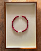 Drew Rubellite Beaded Necklace