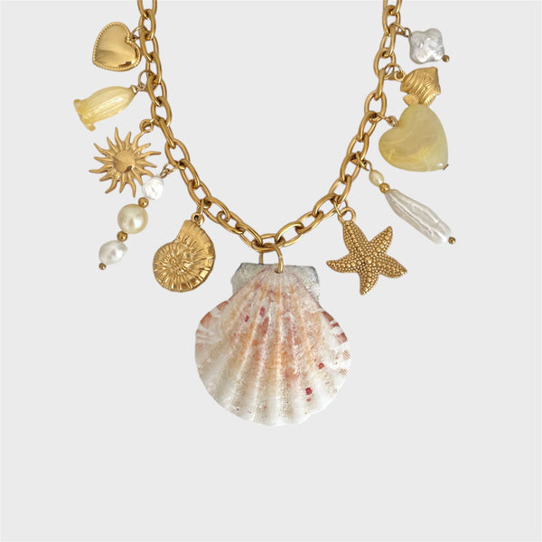 Bloom & Shell Necklace: Limited Edition