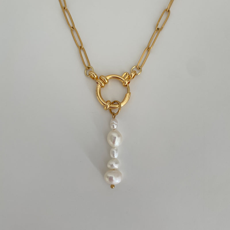 Irregular Pearl Charm