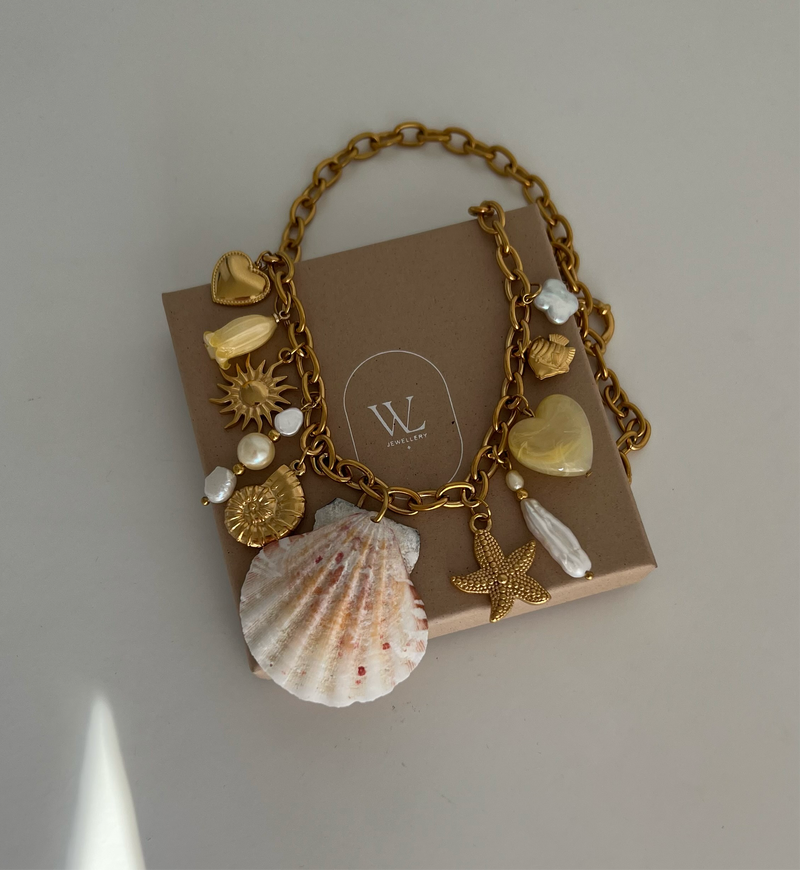 Bloom & Shell Necklace: Limited Edition