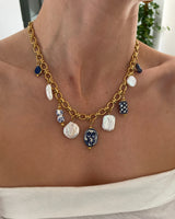Rhodes Multi Charm Necklace