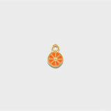 Tiny Orange Slice Charm