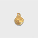 Tiny Scallop Shell Charm