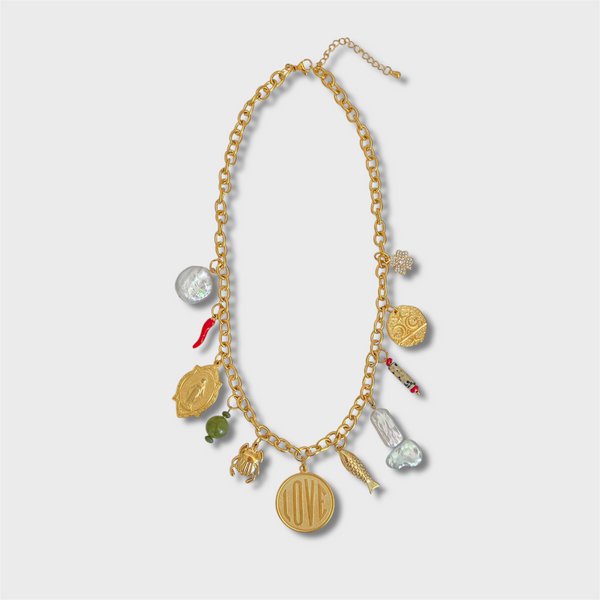 The Love Multi Charm Necklace