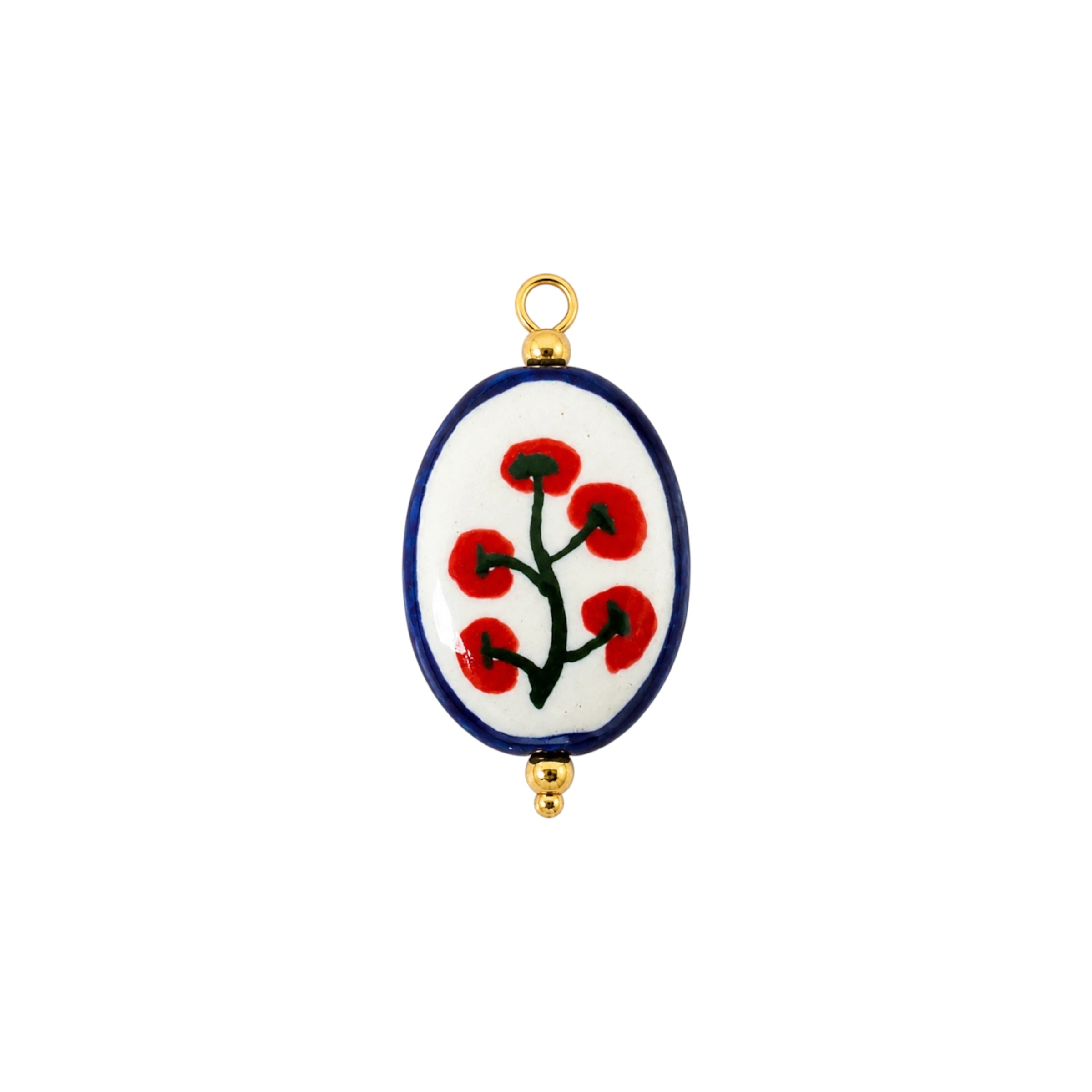 Ceramic Tomato Charm