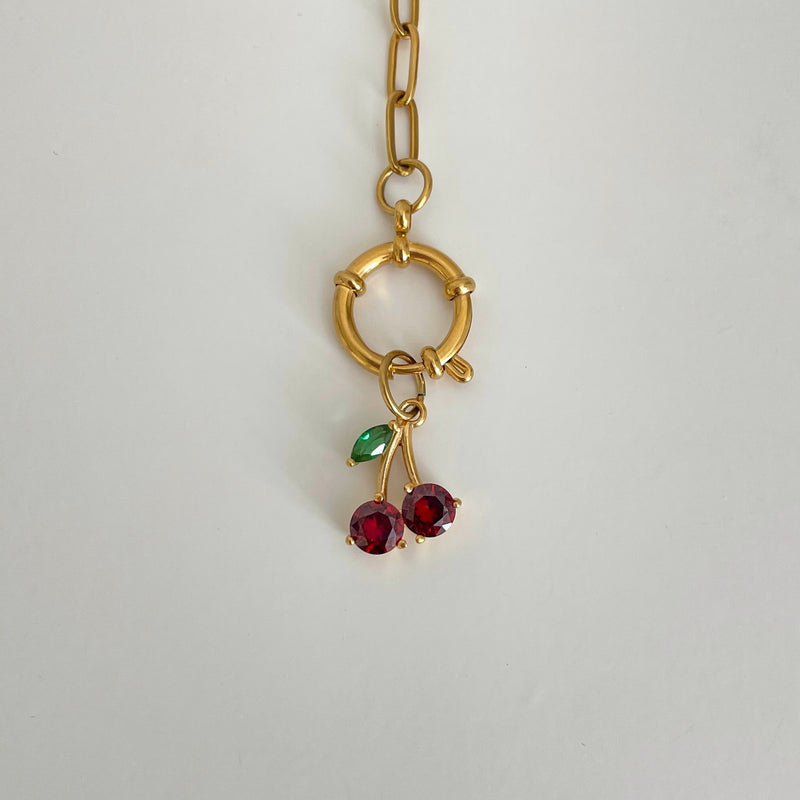 Zircon Cherry Charm