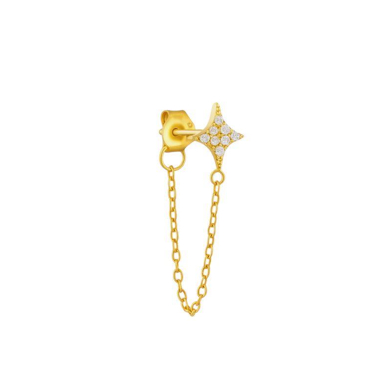 Star Chain Earring