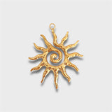 Spiral Sun Charm