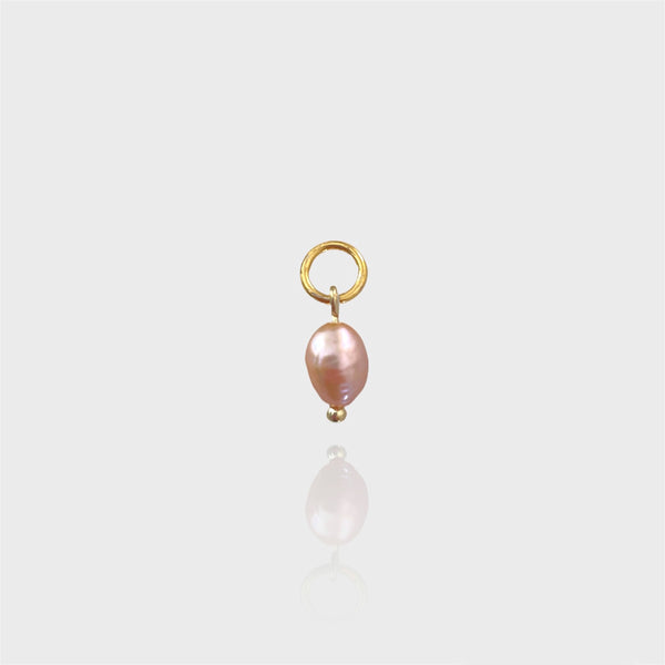 Mini Pink Pearl Charm