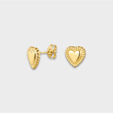 Heart Studs