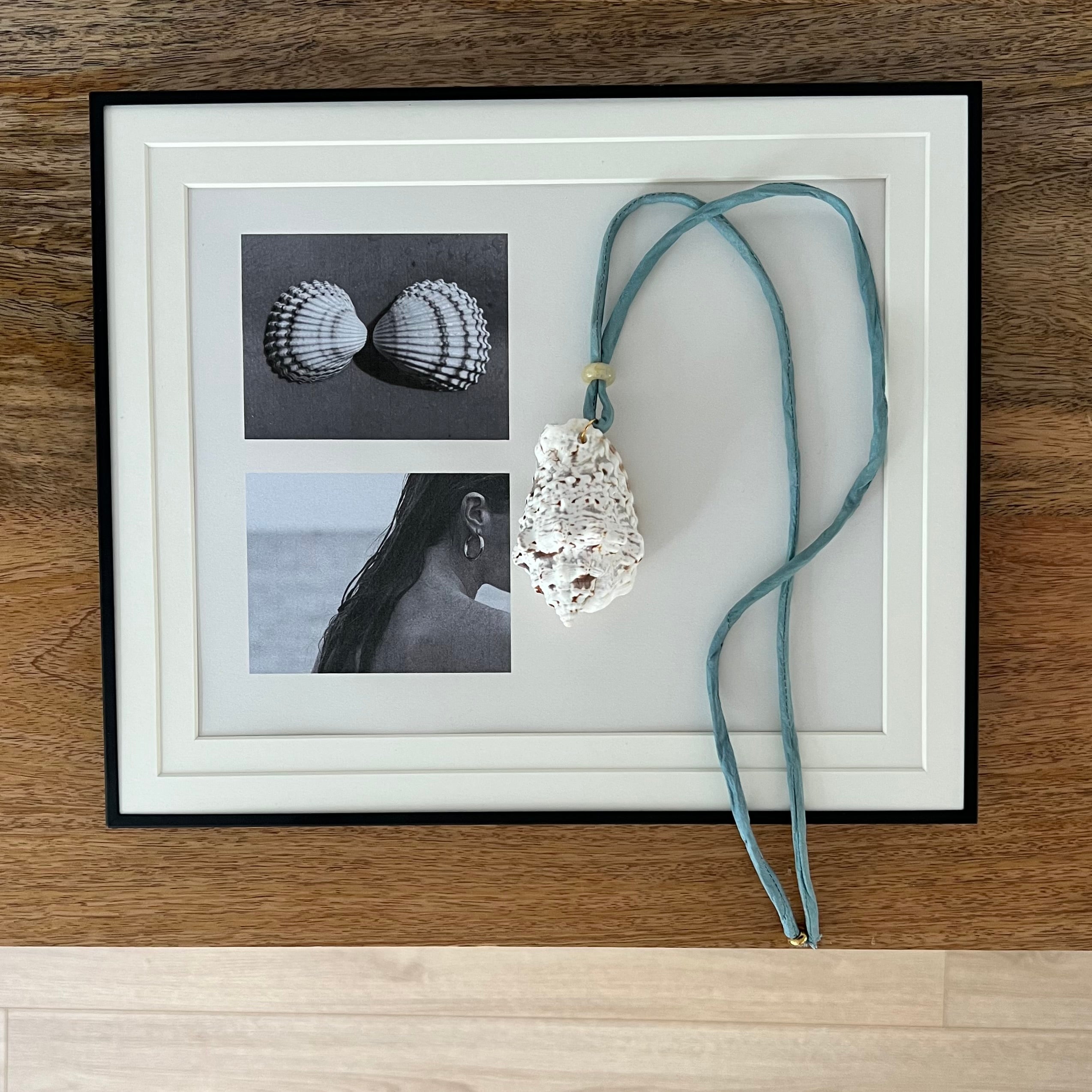 Blue Cord Shell Necklace