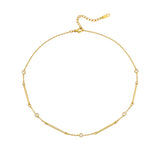 Marielle Gemstone Choker Necklace