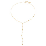 Seraphine Gemstone Lariat Necklace