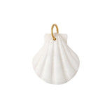 Natural Scallop Shell Charm