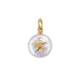 Starfish Pearl Charm