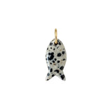 Mini Natural Stone Fish Charm