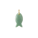 Mini Natural Stone Fish Charm