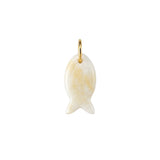 Mini Natural Stone Fish Charm