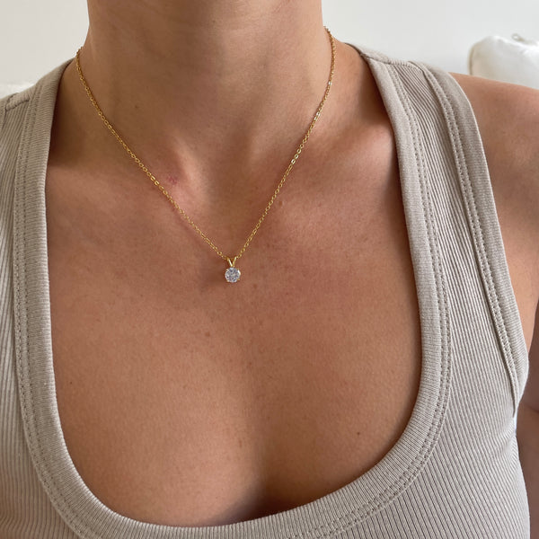 Odelle Solitaire Necklace