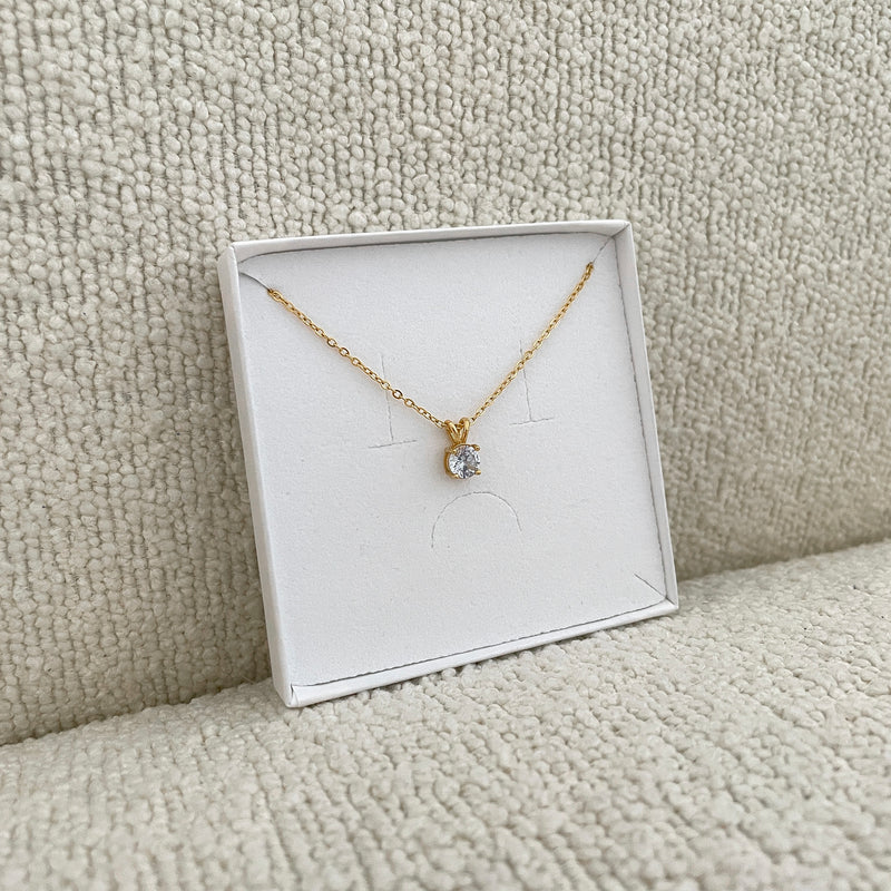 Odelle Solitaire Necklace